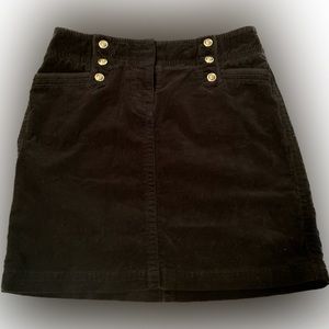 White House Black Market Corduroy Mini Skirt (size: 0)